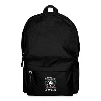 Oktopus Outfit Tintenfisch Kraken - Rucksack - Schwarz - Vorne