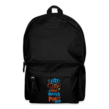 Eat, sleep, play water polo, repeat - Backpack - black - Front