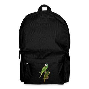 Der edle Ara - Rucksack - Schwarz - Vorne