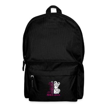 Sternzeichen Widder - Rucksack - Schwarz - Vorne