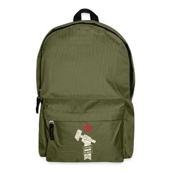 Working class Spoutnik Gagarine Russie Astronaute - Sac à dos - vert olive - Devant