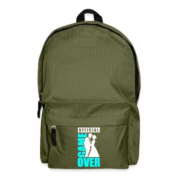 Hochzeitspaar Game Over Brautpaar Jga - Rucksack - Olivgrün - Vorne