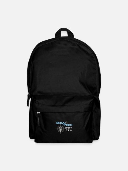 Norddeich Ostfriesland Nordsee Koordinaten NDD - Rucksack - Schwarz