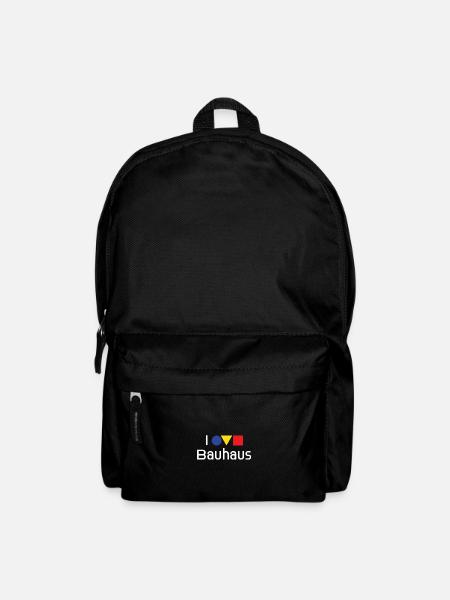 I love Bauhaus - 100 Jahre Bauhaus, Weimar - Rucksack - Schwarz