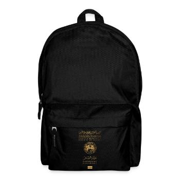 Algerischer Pass - Rucksack - Schwarz - Vorne