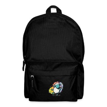 Lustige Bunte Schafe - Rucksack - Schwarz - Vorne