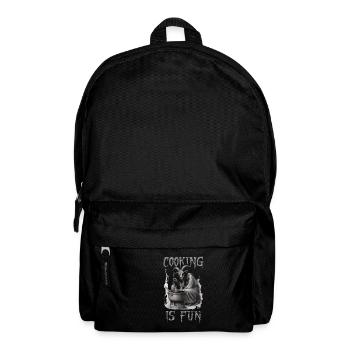 Cooking is Fun Goth - Backpack - black - Front