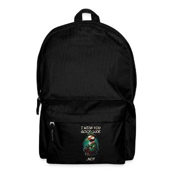 I Wish You Good Luck ...Not - Rucksack - Schwarz - Vorne