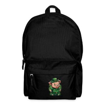 Pig St. Patty - Backpack - black - Front
