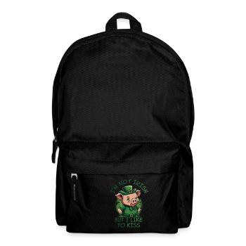 Je ne suis pas irlandais mais j’aime embrasser St. Patty - Sac à dos - noir - Devant