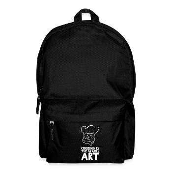 Cooking is the brain's art - Backpack - black - Front