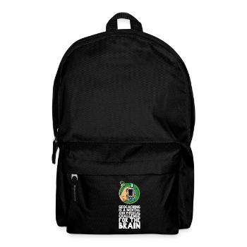 Geocaching is a mental and physical challenge - Backpack - black - Front