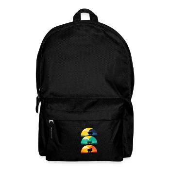 Les moutons adorent le coucher du soleil - Sac à dos - noir - Devant