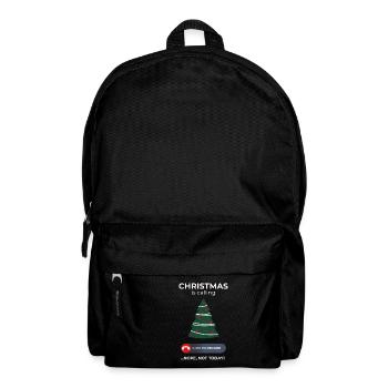 Christmas Call Ignored – Humor for the Holidays - Backpack - black - Front