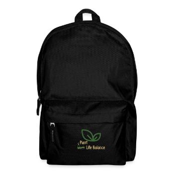 Pflanzliche Work-life-balance - Veganer Liebhaber - Rucksack - Schwarz - Vorne