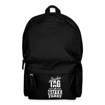 Jeden Tag eine gute Fahrt - Für Treckerfahrer - Rucksack - Schwarz - Vorne