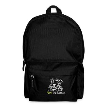 Achieve your work-life balance - Backpack - black - Front