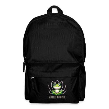 Yoga de la grenouille plus houblonné que jamais - Sac à dos - noir - Devant