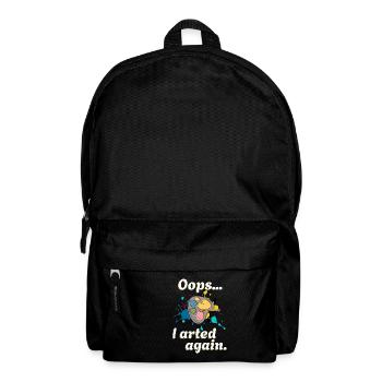 Funny Artist Novelty Gifts and Painting Humor - Backpack - black - Front