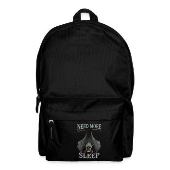 Need more sleep, funnier - Backpack - black - Front