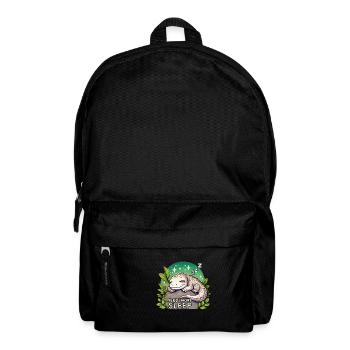 Need More Sleep Funny Lizard Humor Pajama - Backpack - black - Front