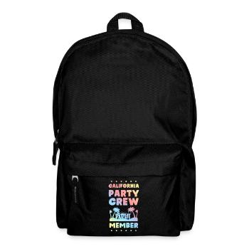 Équipe de fête californienne - Sac à dos - noir - Devant