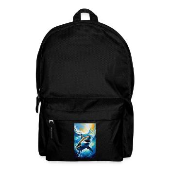 Shark | Great White Shark | Sea Creature | Fish - Backpack - black - Front
