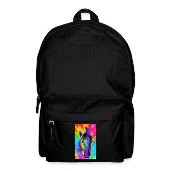 Horse | Horse Riding | Animal | Mount | Colorful - Backpack - black - Front