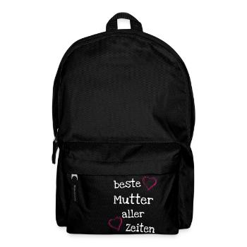 Beste Mutter aller Zeiten - Rucksack - Schwarz - Vorne
