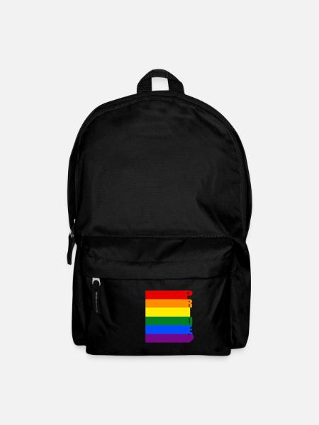 Gay Pride - Rucksack - Schwarz