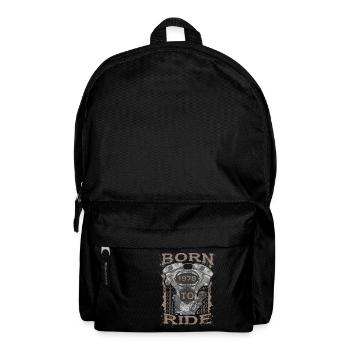 Born to Ride motorcycle 1978 - Rucksack - Schwarz - Vorne