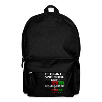 Egal wie cool vater geschenk ist Afghanistan - Rucksack - Schwarz - Vorne