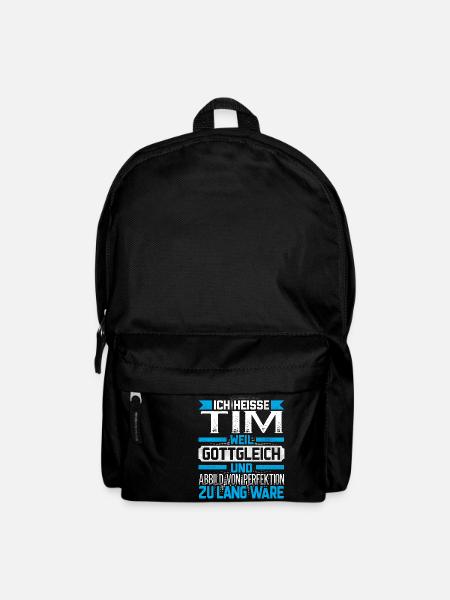 TIM - Gottgleich - Rucksack - Schwarz