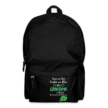 This grandma is blessed - Backpack - black - Front