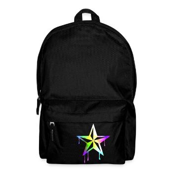 nautic_star_watercolor - Sac à dos - noir - Devant