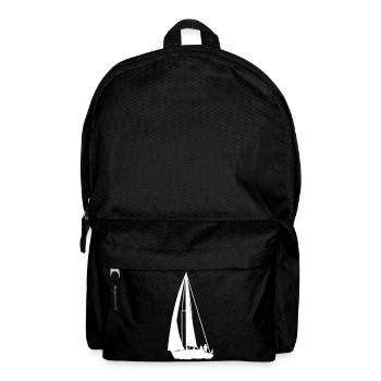 Segeln - Segelboot - Segelturn - Rucksack - Schwarz - Vorne