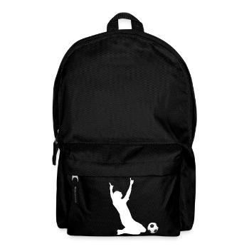 Fussballspieler - Rucksack - Schwarz - Vorne