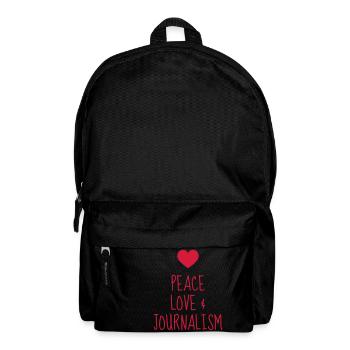 Journalist Journalism Journalismus Journaliste - Backpack - black - Front
