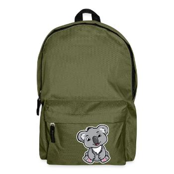 Koala bear - Backpack - olive green - Front