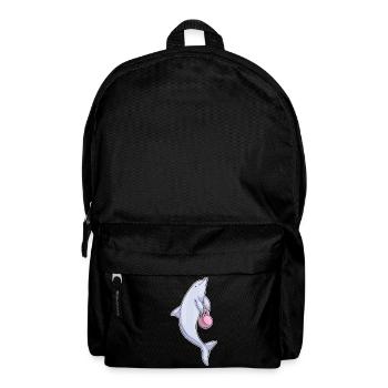 Delfin Bodybuilder Hantel Bodybuilding - Rucksack - Schwarz - Vorne