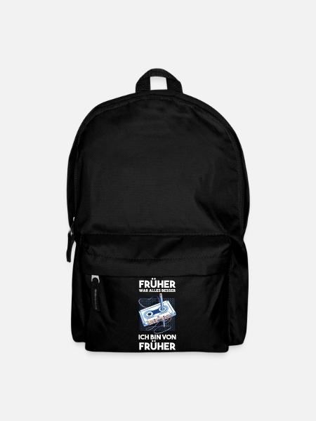 Früher War Alles Besser - Rucksack - Schwarz