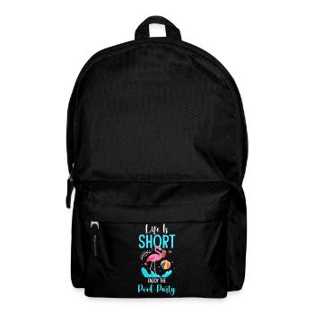 Party Pool Party Erholung Sonne - Rucksack - Schwarz - Vorne