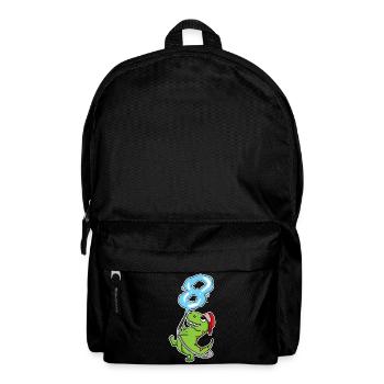 8e anniversaire dinosaure pompier cadeau - Sac à dos - noir - Devant