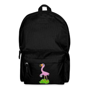 Flamingo Handballspieler Handball - Rucksack - Schwarz - Vorne