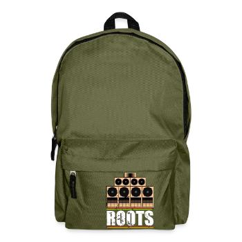 Roots Reggae - Backpack - olive green - Front