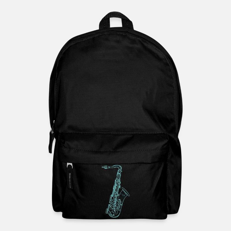 Saxophon Skizze - Rucksack - Schwarz
