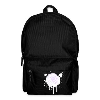 Rose Blossom Graffiti Drop Rose Romantic - Backpack - black - Front