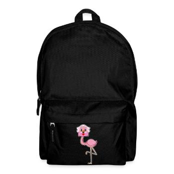 Flamingo Braut Brief Hochzeit - Rucksack - Schwarz - Vorne