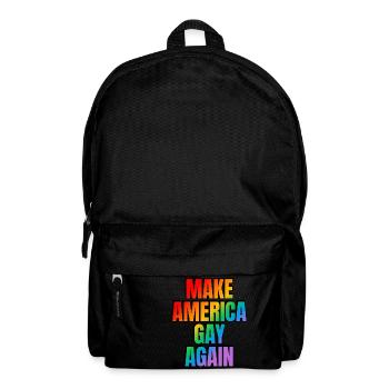 Make America GAY Again - Backpack - black - Front
