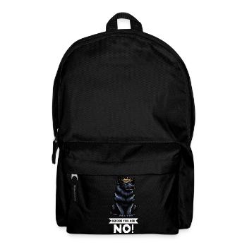 Avant de demander Bergers Noirs - Sac à dos - noir - Devant